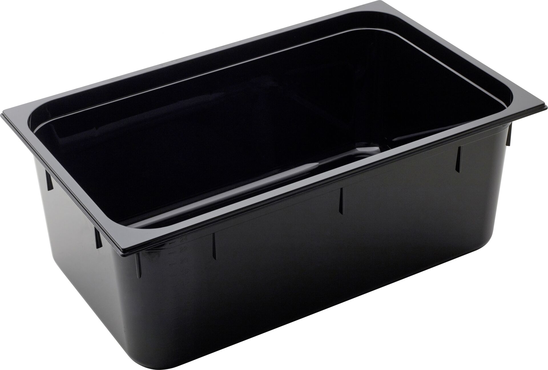 GN Behälter 1/1 Polycarbonat schwarz T: 200mm, 30L