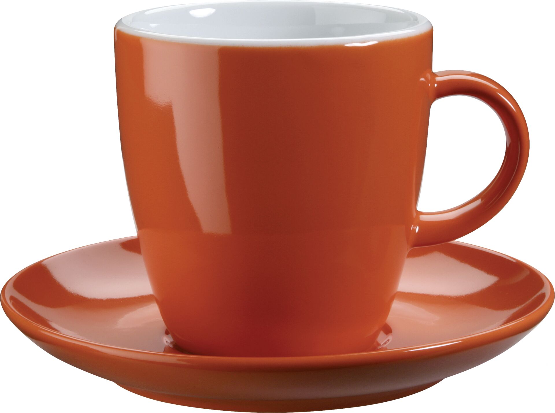 Tasse Obere Latte Macc. "Barista" 0,30l orange VPE 6