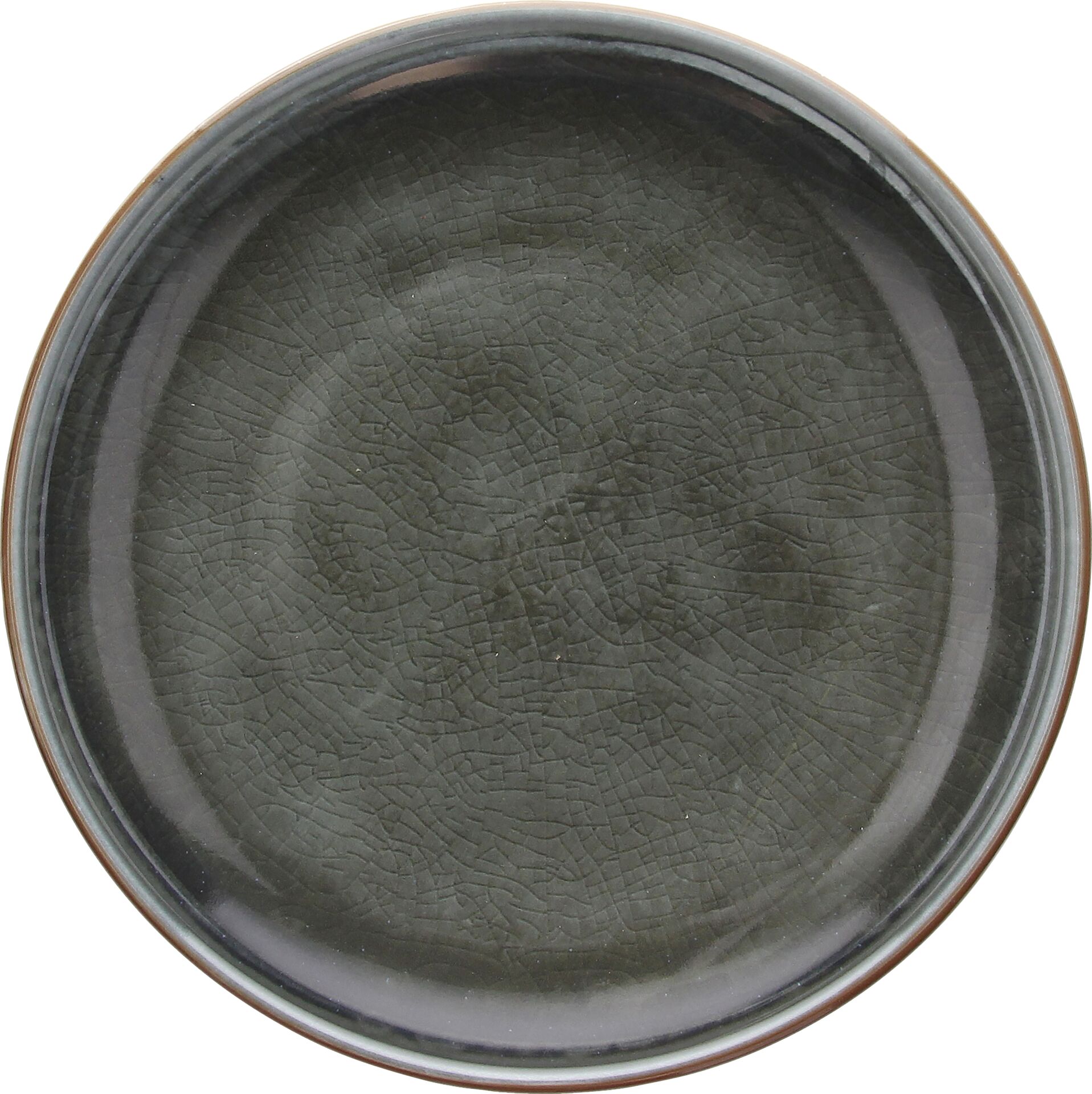 "Terra" VPE6 Teller flach Ø28,5cm grau