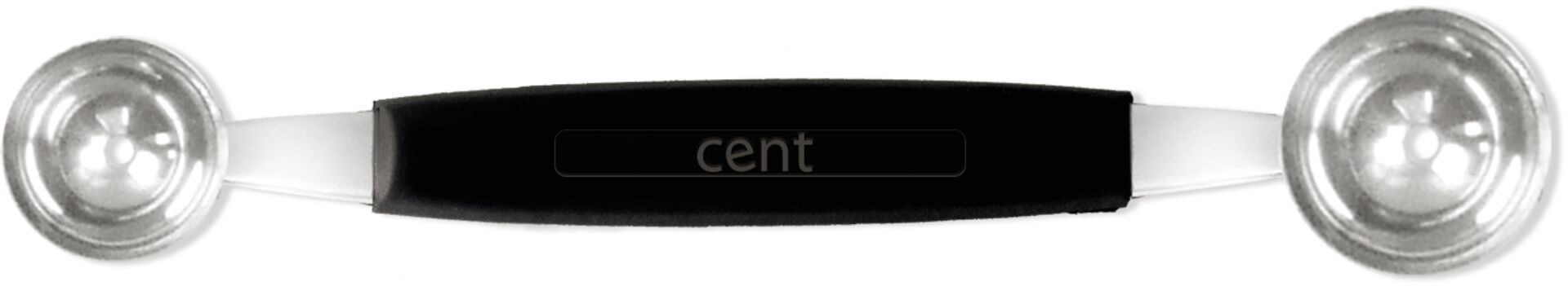 Kugelformer, zweiseitig, Edelstahl, Länge: 16,5 cm, Ø 22 mm + Ø 25 mm