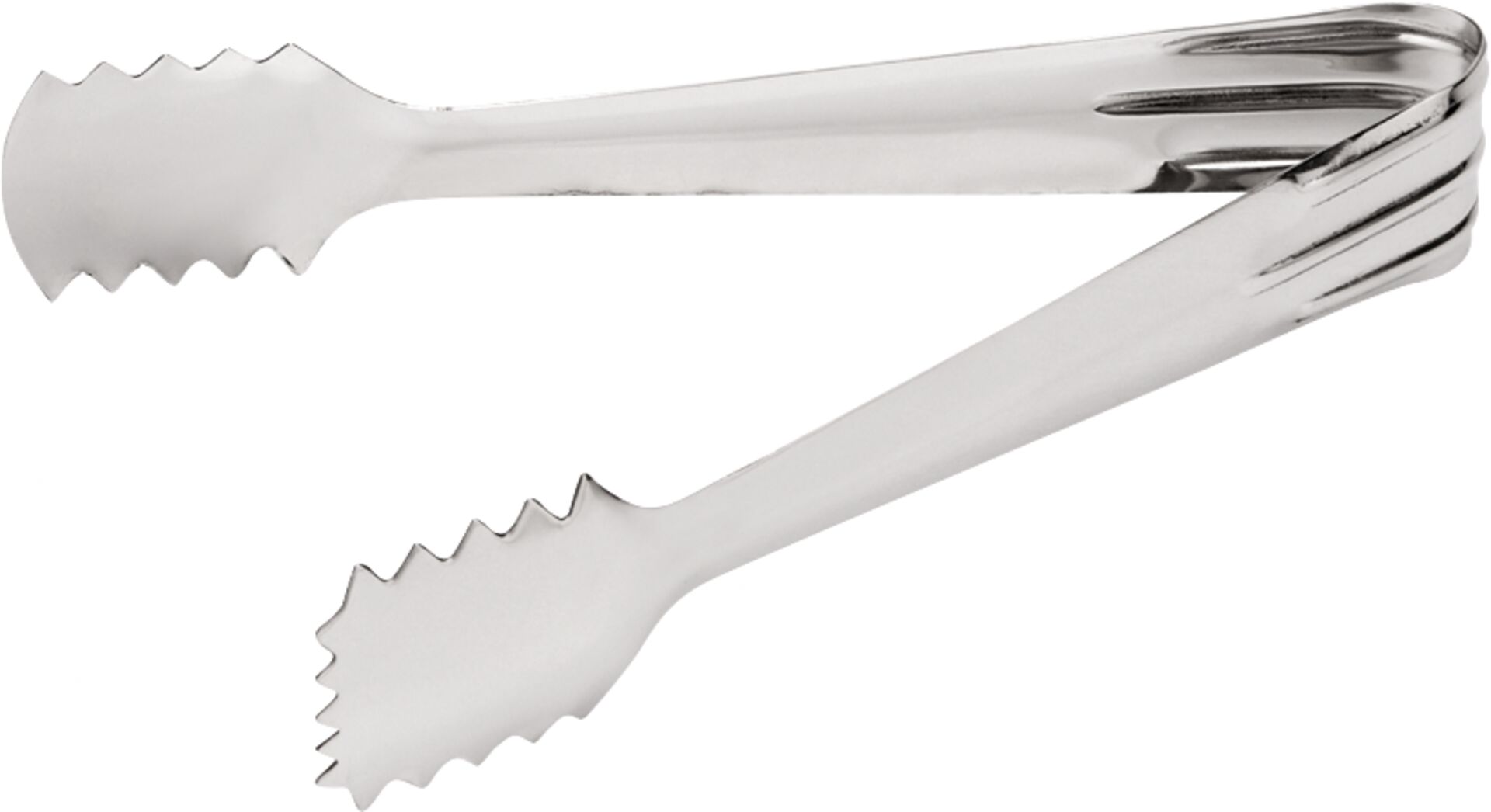 Eiszange 16cm CNS mit gezackten Greifflächen