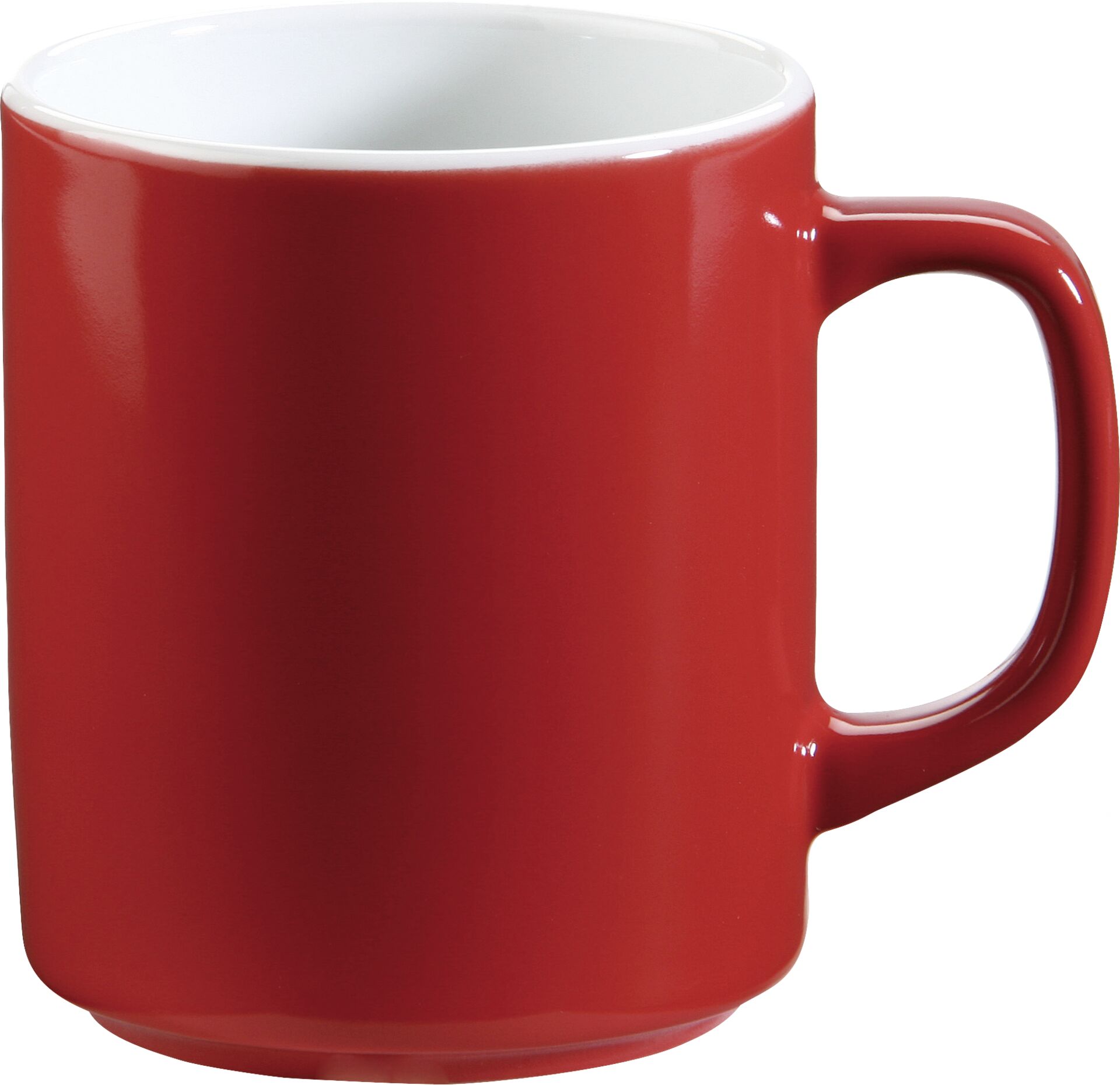 Kaffee-Becher "System" 0,3l rot VPE 6