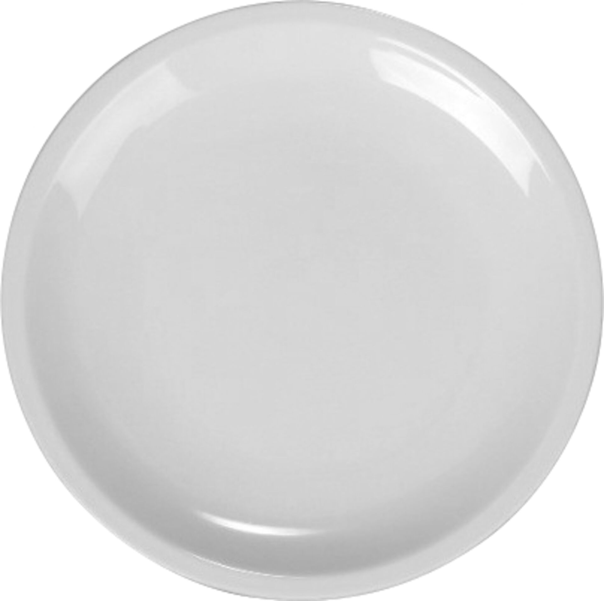 Teller flach coup 21 cm weiß