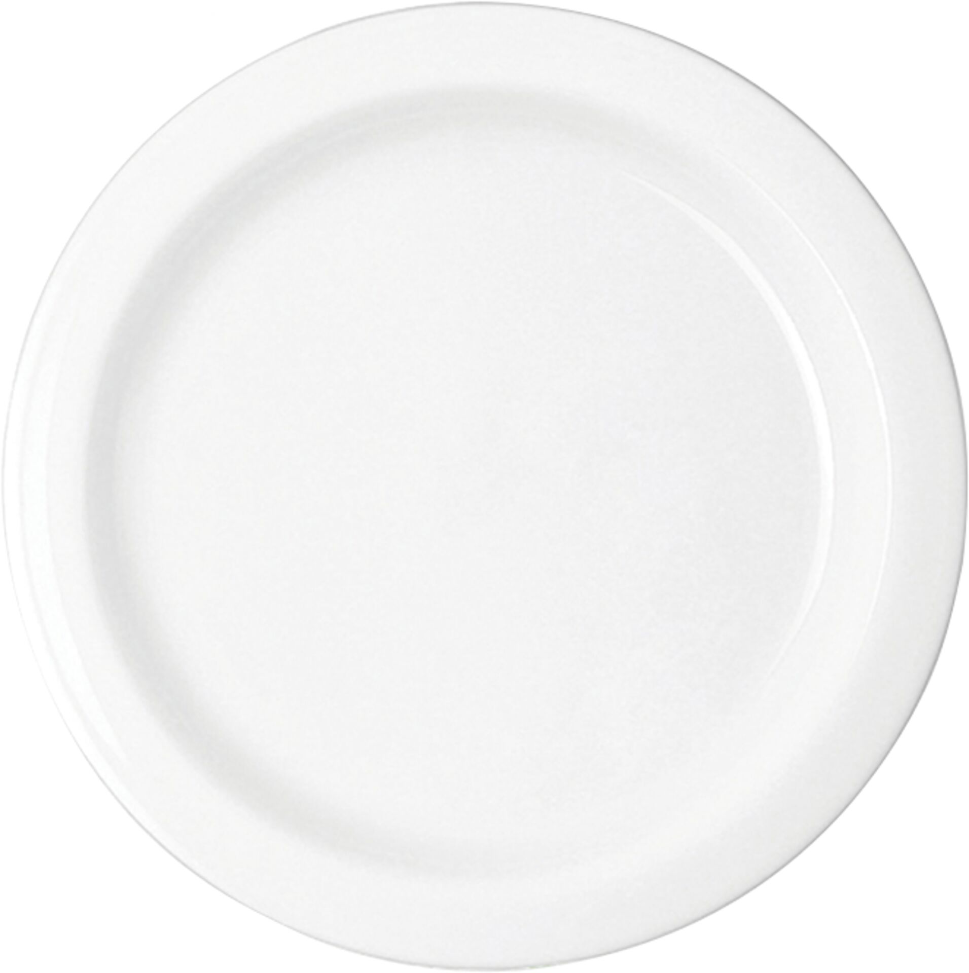 Teller flach "Colour" Ø24,1cm PBT VPE 5 weiß