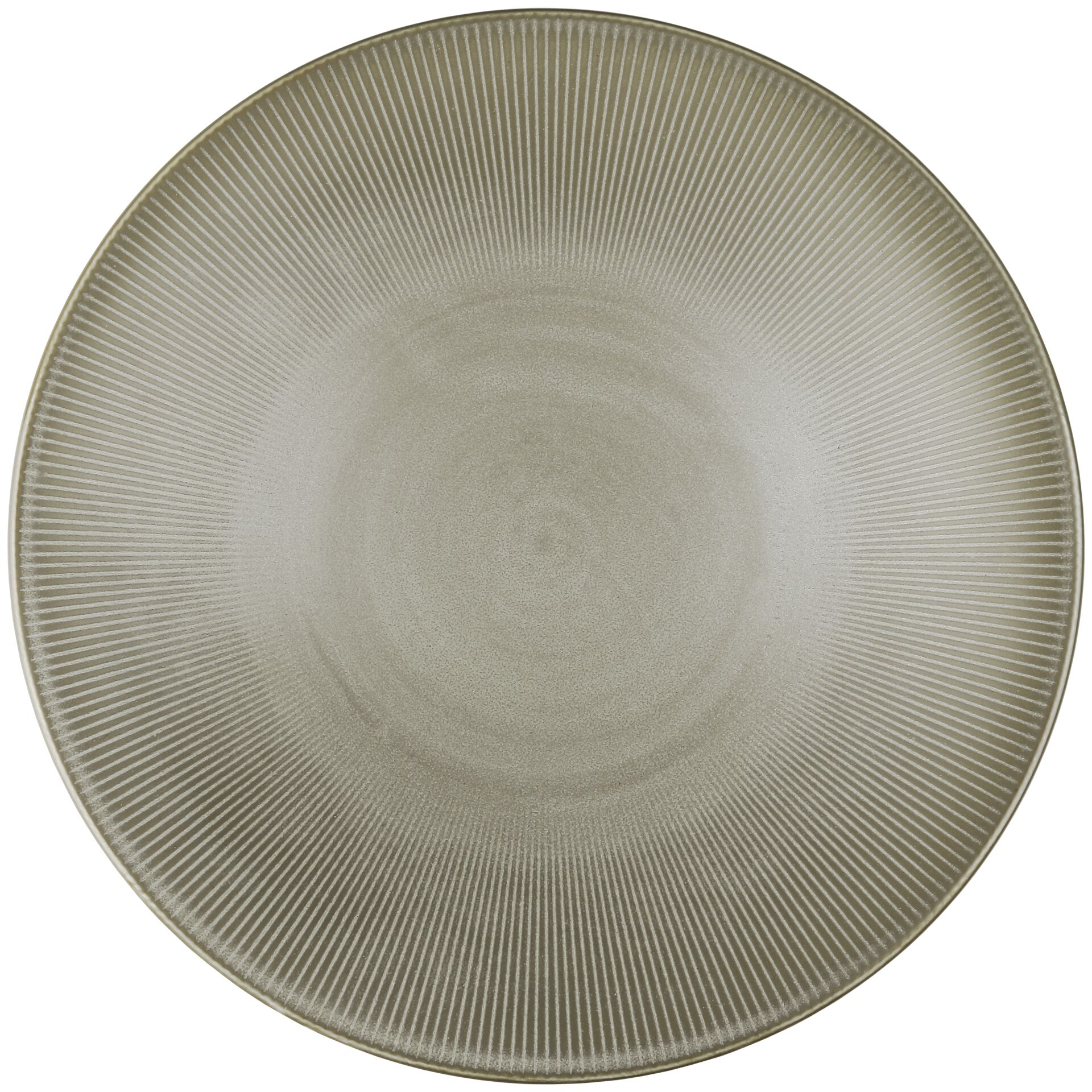 "James" Teller flach Ø28cm grün VPE 4