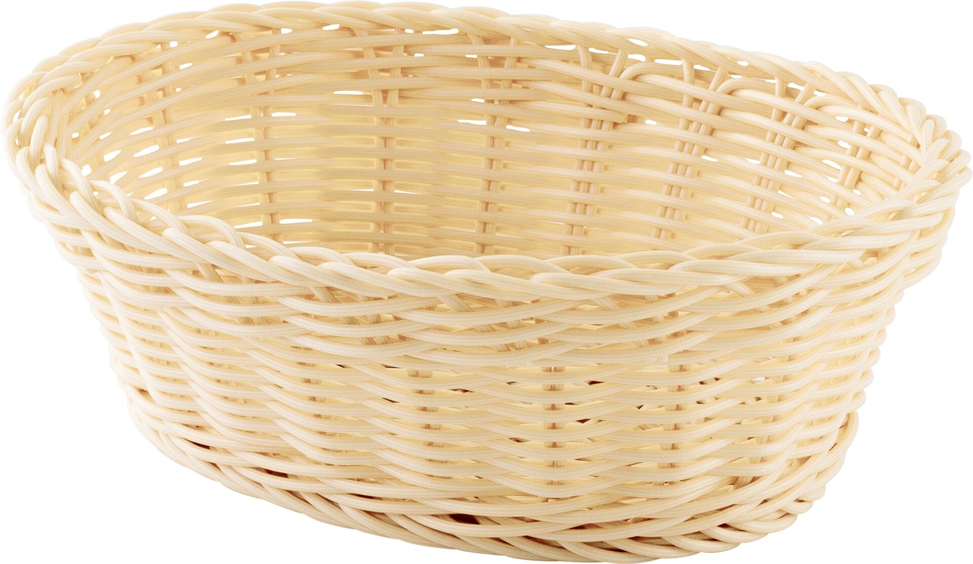 Korb oval 23x17x8cm, PP beige