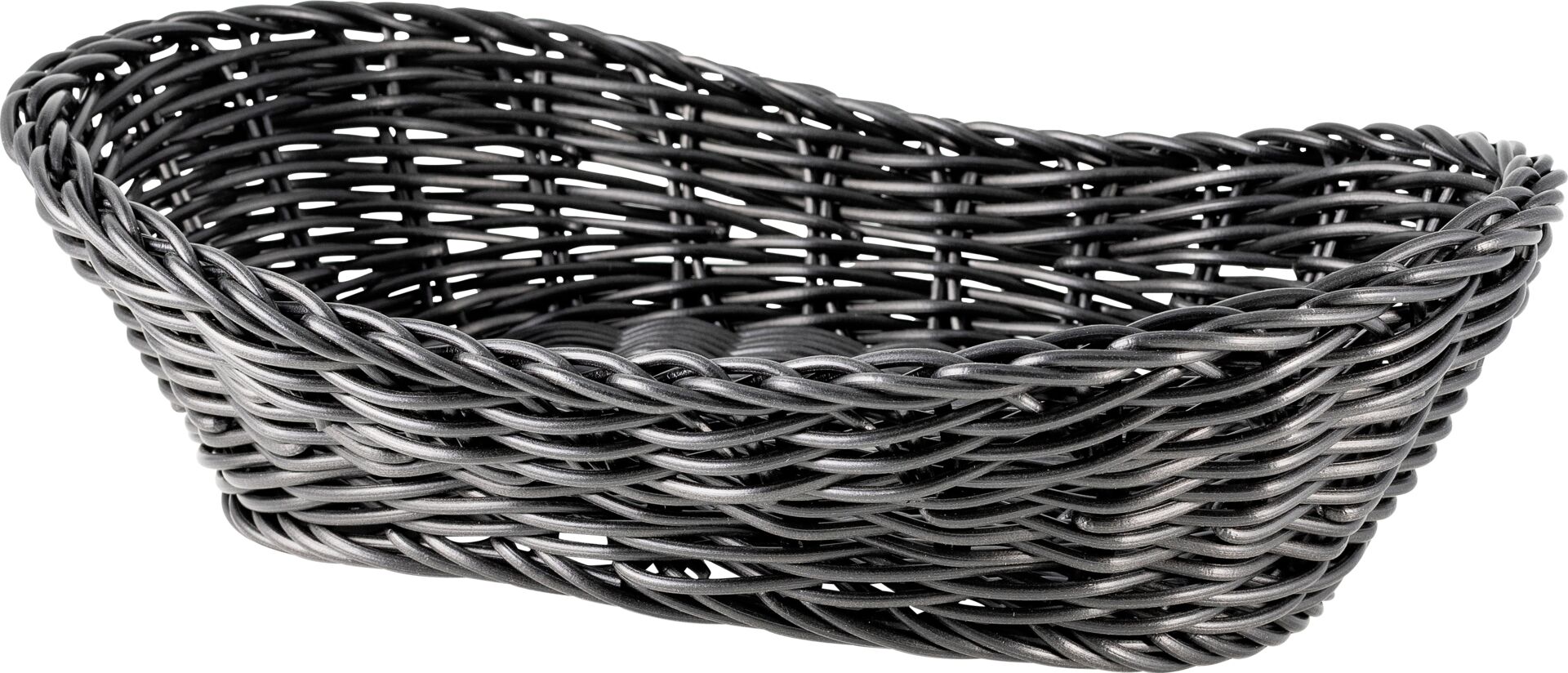 Korb Boot 26x17x8cm, PP schwarz