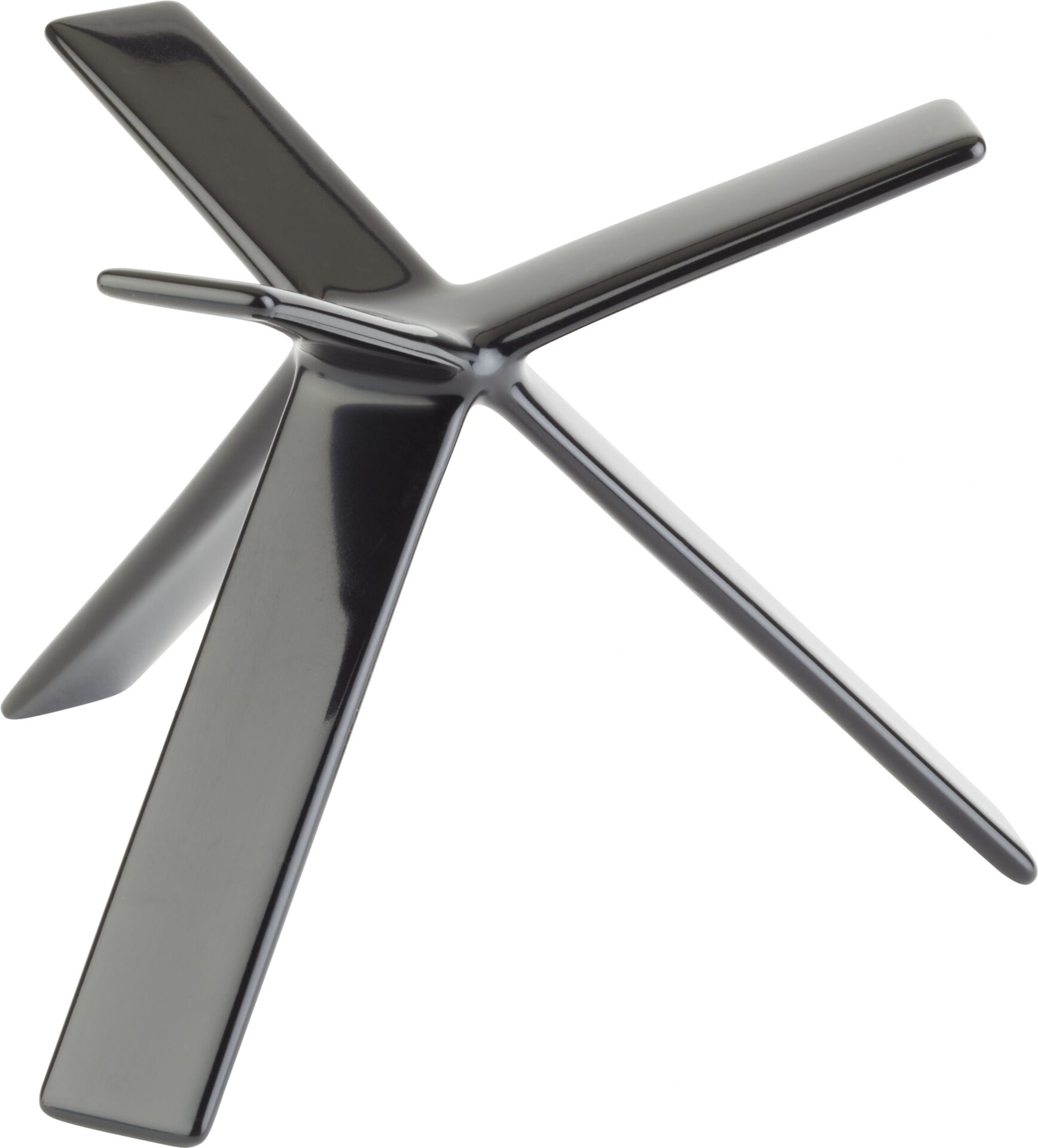 Buffet-Ständer "Space" H: 12cm, Metall Metall, schwarz ummantelt mit Antirutschg