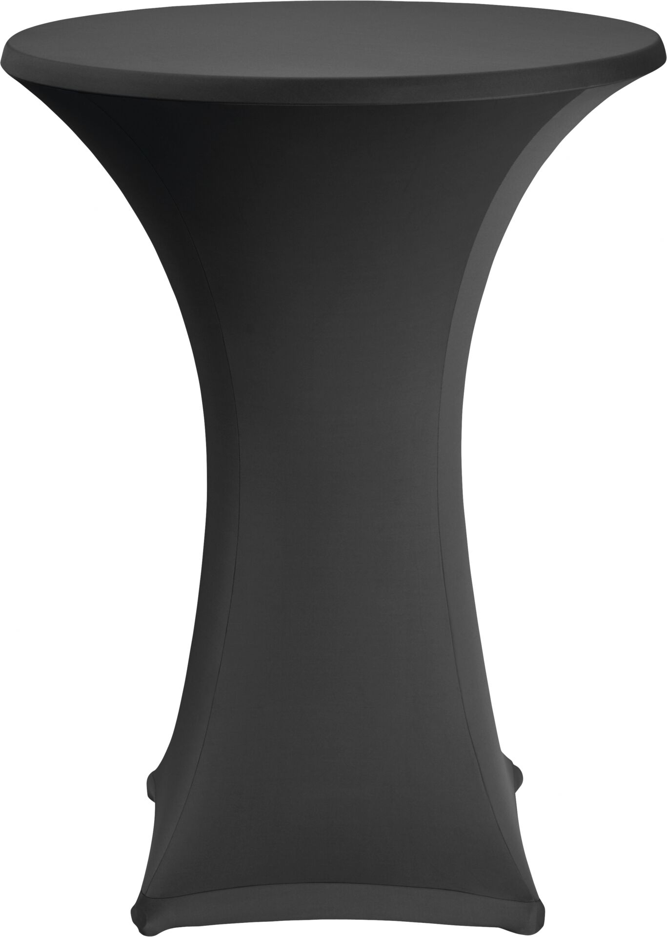 Stehtischbezug "Stretch" Ø70cm, schwarz