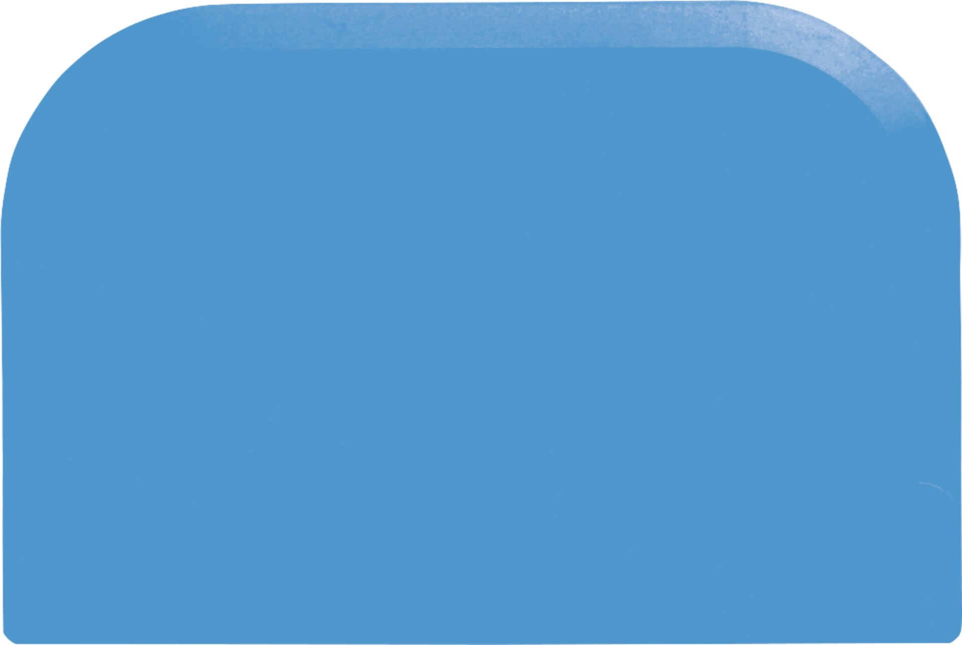 Teigkarte aus ABS, blau