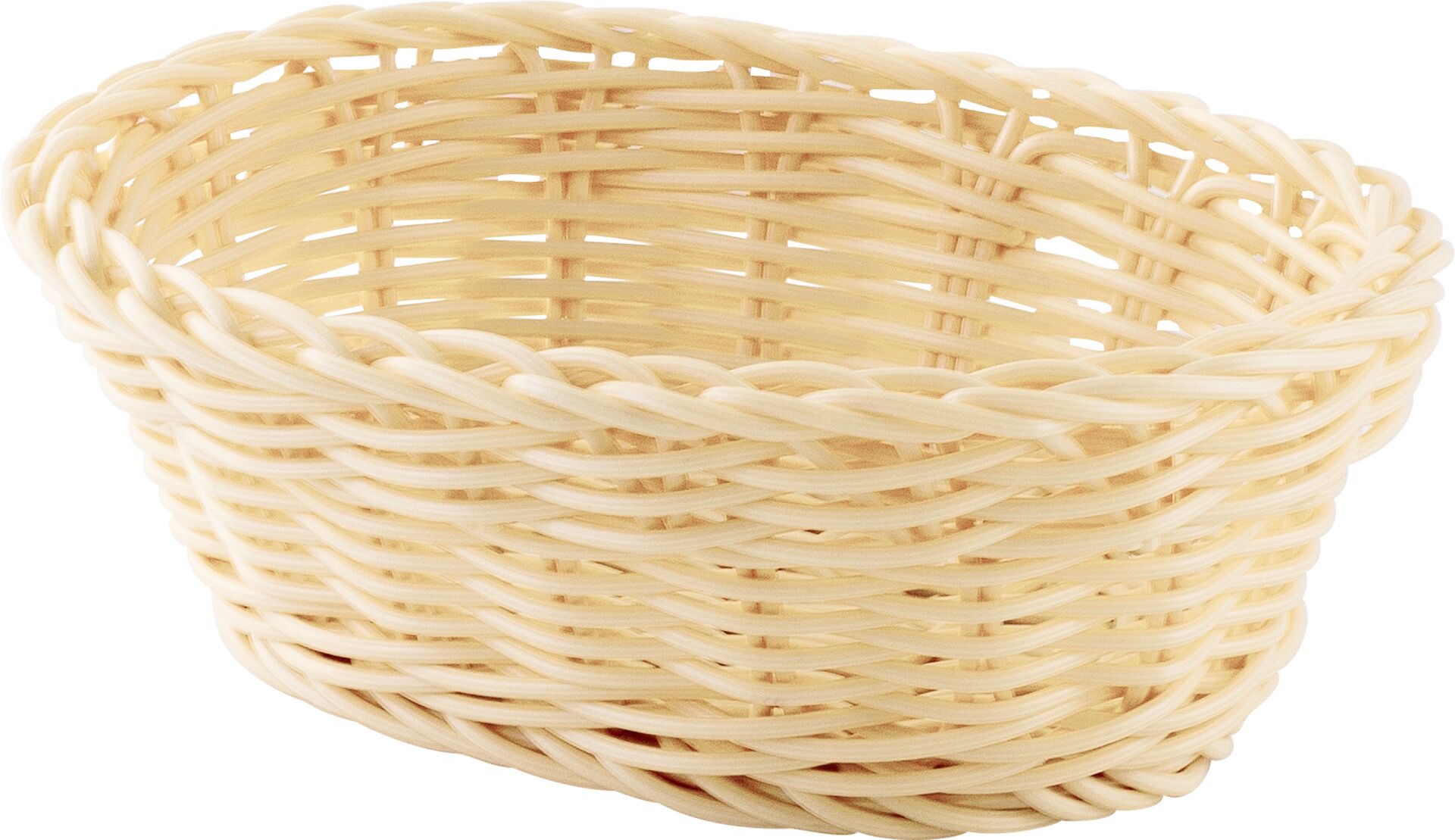 Korb oval 18x13x6cm, PP beige
