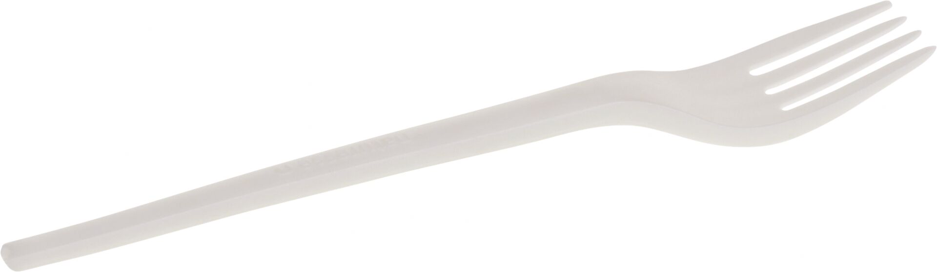 Mehrweg-Besteck "naturesse" weiß CPLA Gabel 16,8 cm, 50er Pack