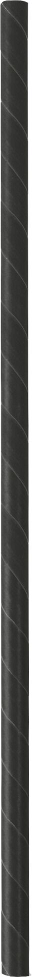 Trinkhalme, Papier schwarz 15cm Ø 0,8cm, 250er Pack