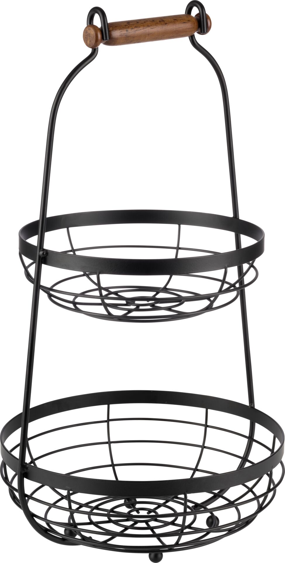 Etagere mit 2 Stufen, Ø26cm, H 48cm