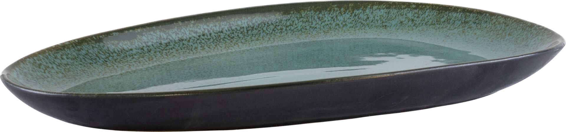 "Spices" mint Platte flach oval 38,5x20,5cm VPE 2