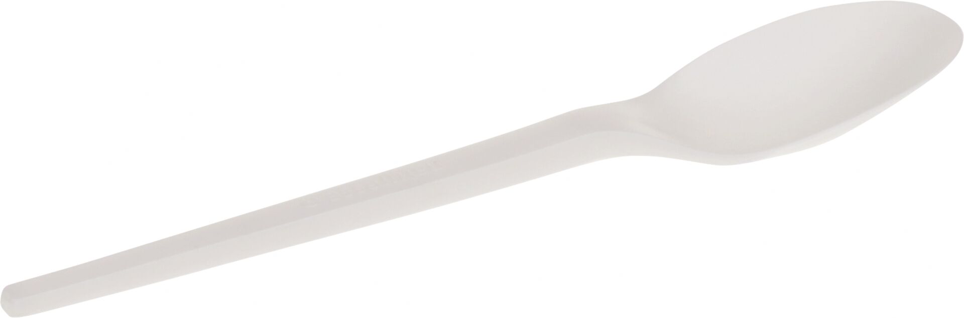 Mehrweg-Besteck "naturesse" weiß CPLA Löffel 16,8 cm, 50er Pack