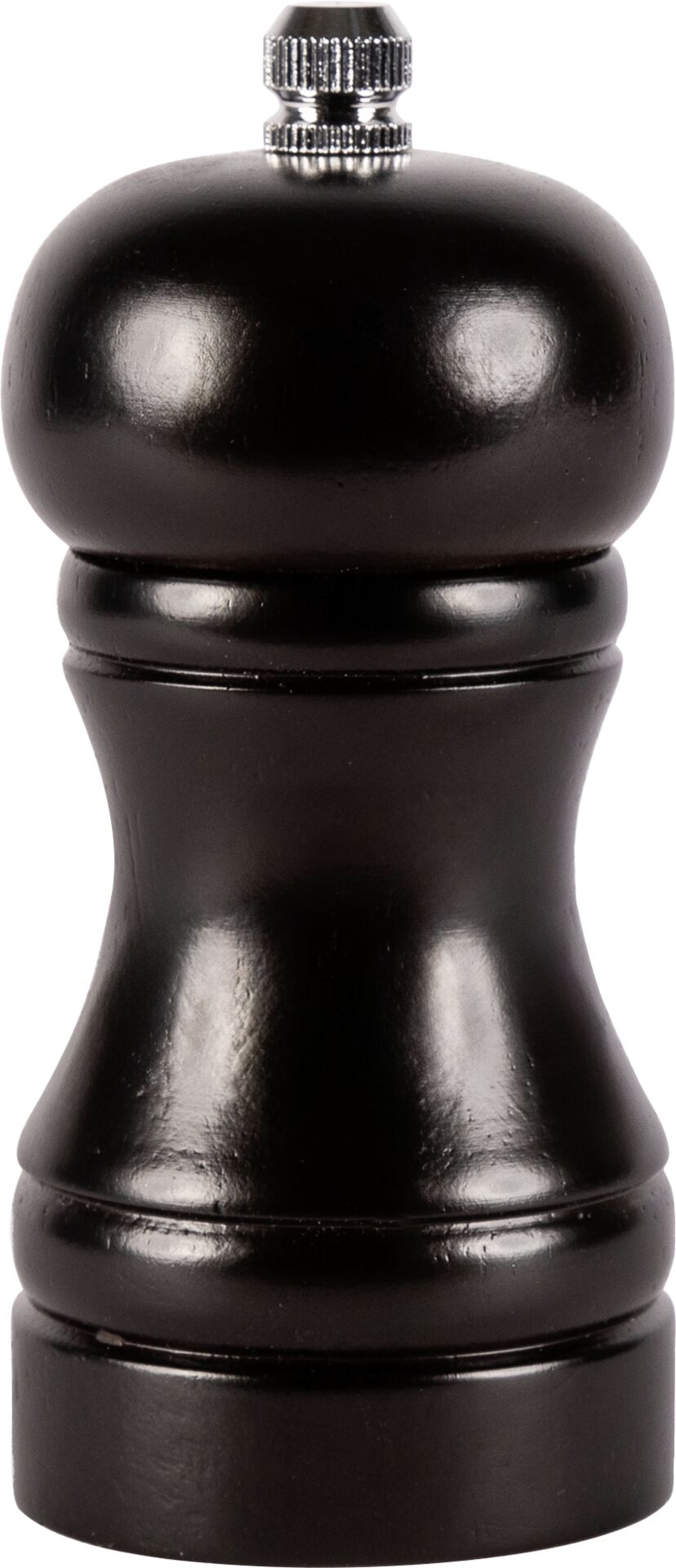 Salzmühle H:11,3cm Ø5,0cm, schwarz