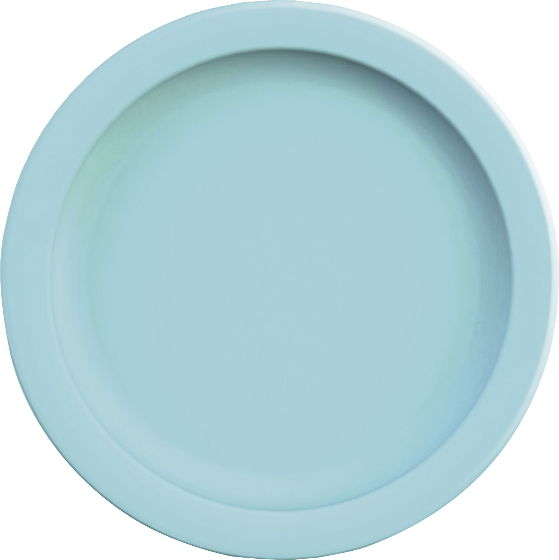 Teller flach 24 cm hellblau Kunststoffspülmaschinenbeständig,Mikrowellengeeignet