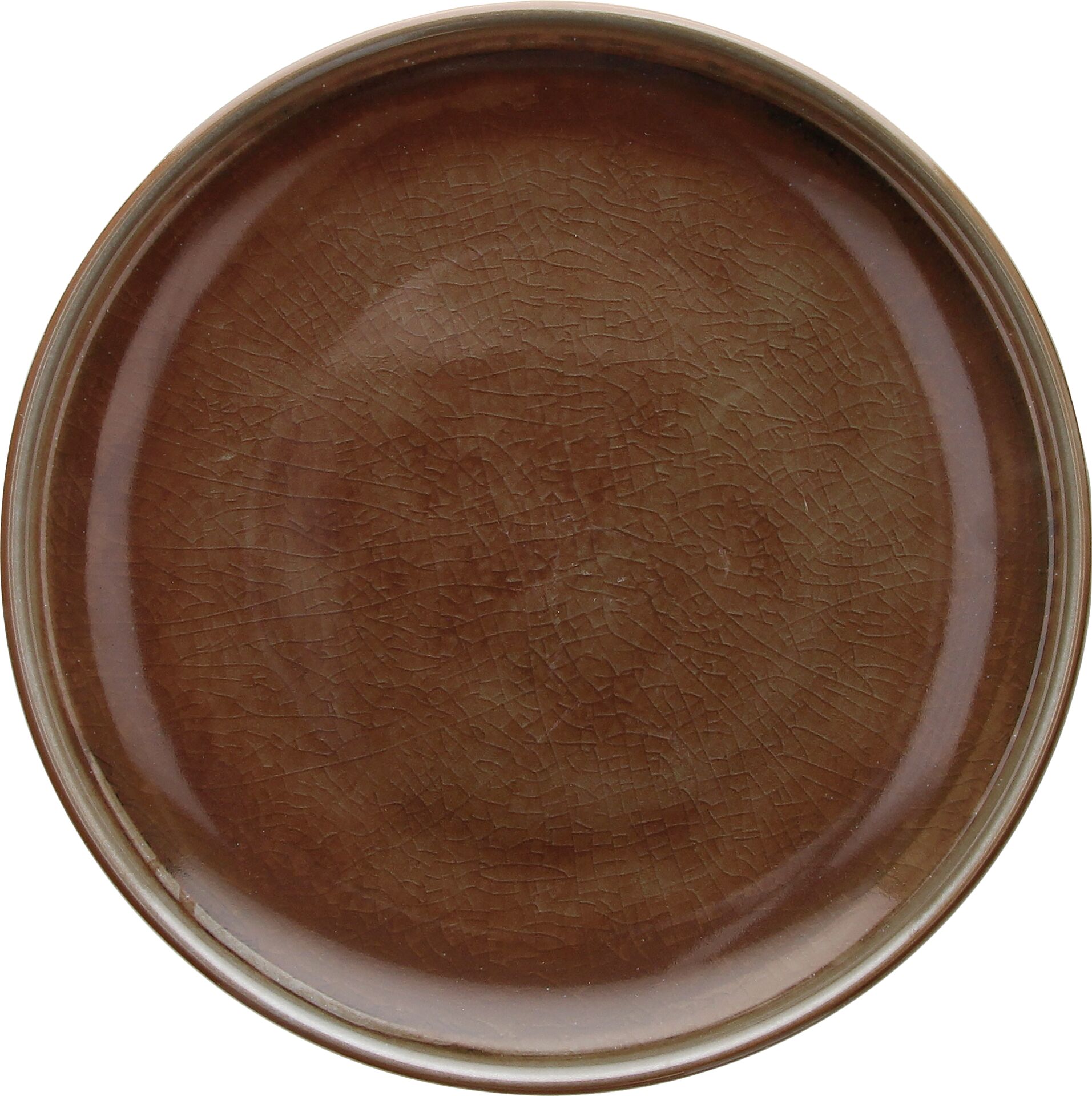 "Terra" VPE6 Teller flach Ø28,5cm braun