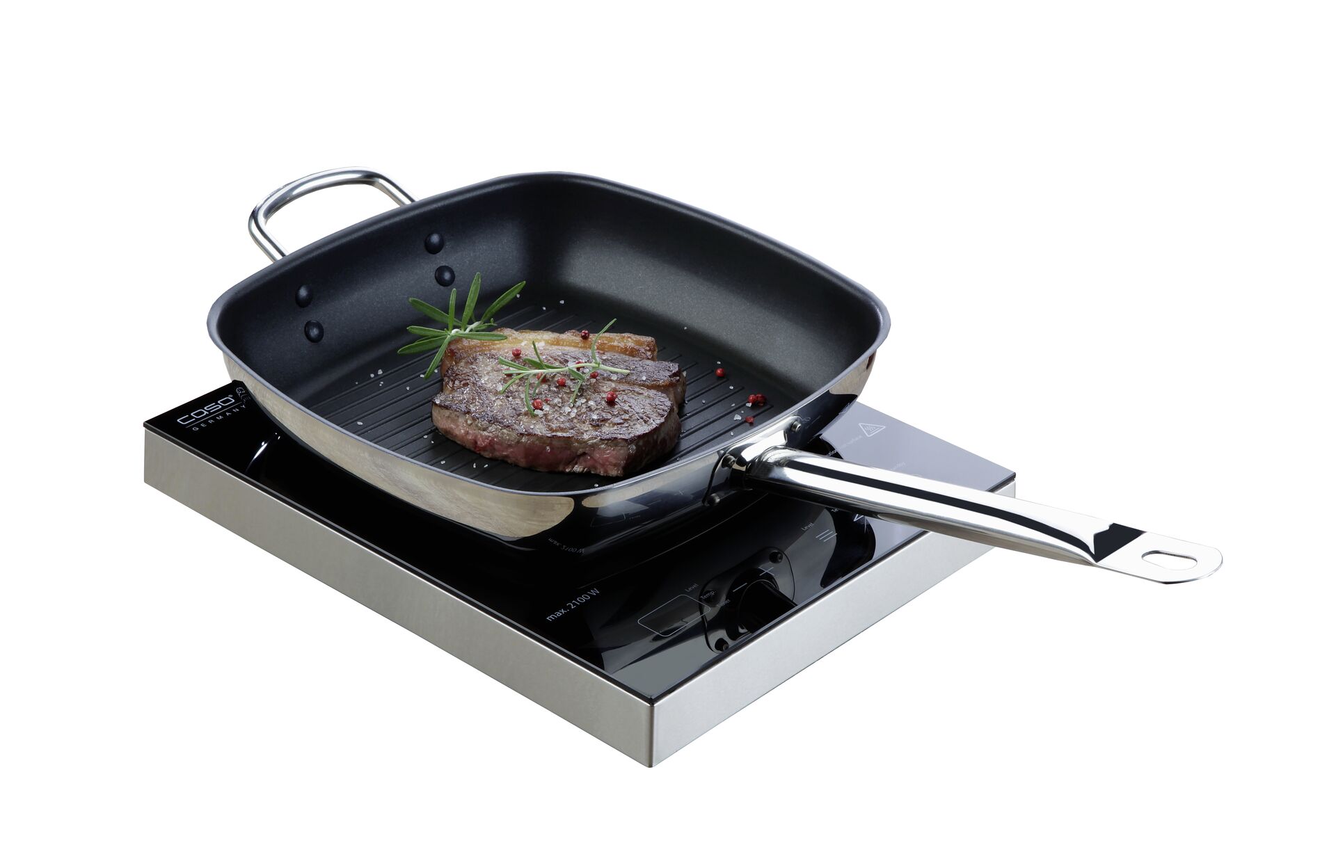 Grillpfanne antihaftbeschichtet "Cookmax" 28x28cm H: 6cm