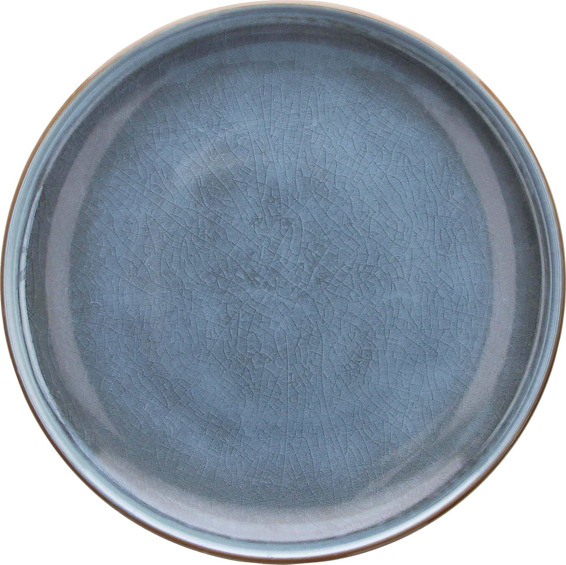 "Terra" VPE6 Teller flach Ø28,5cm blau