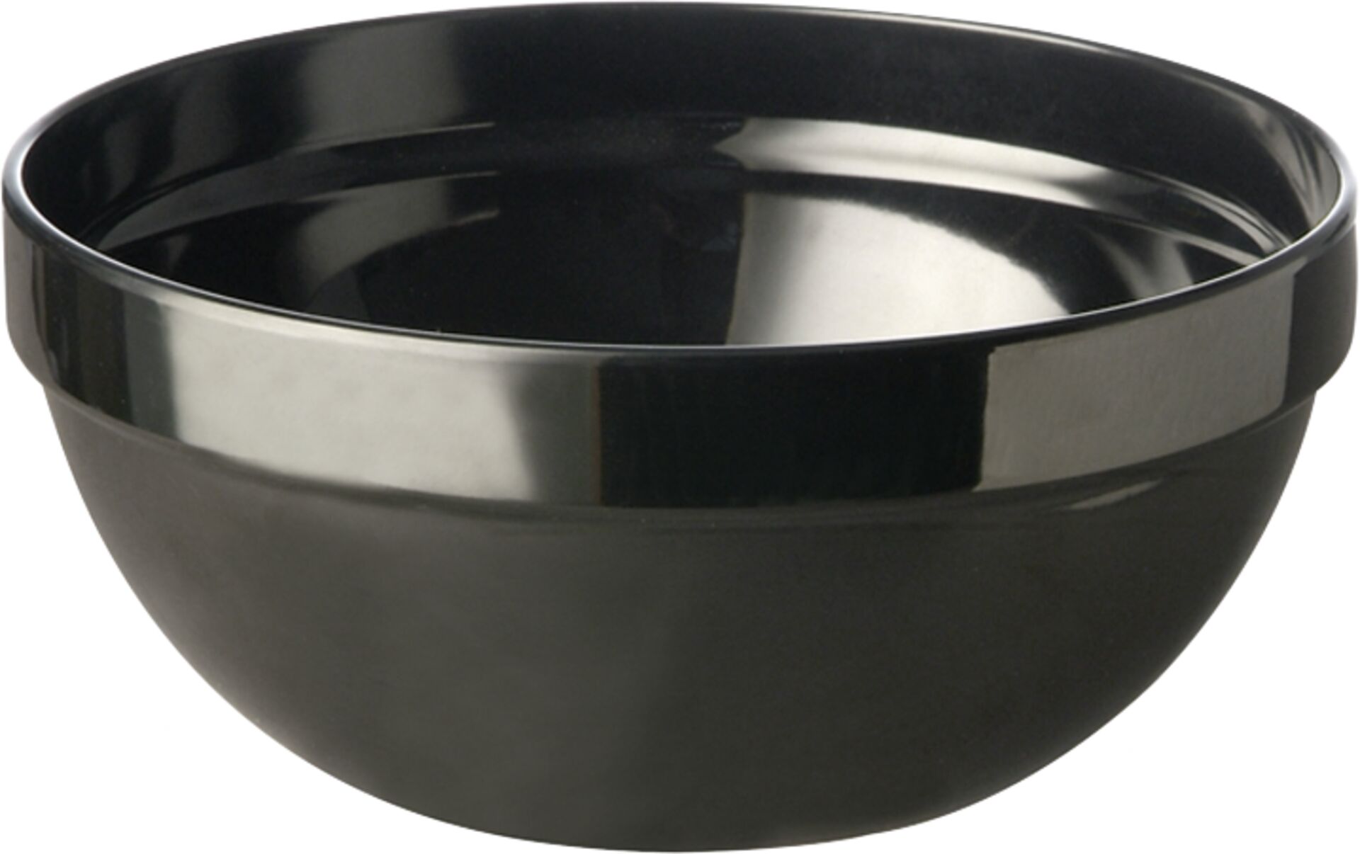 Schüssel für Buffetsystem "Casual Maxi" Melamin, schwarz Ø 20,0 cm, H: 9,2 cm, 1