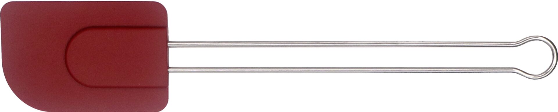 Stielschaber mit elastischem Blatt, Silikon/ Edelstahl 32,5 cm